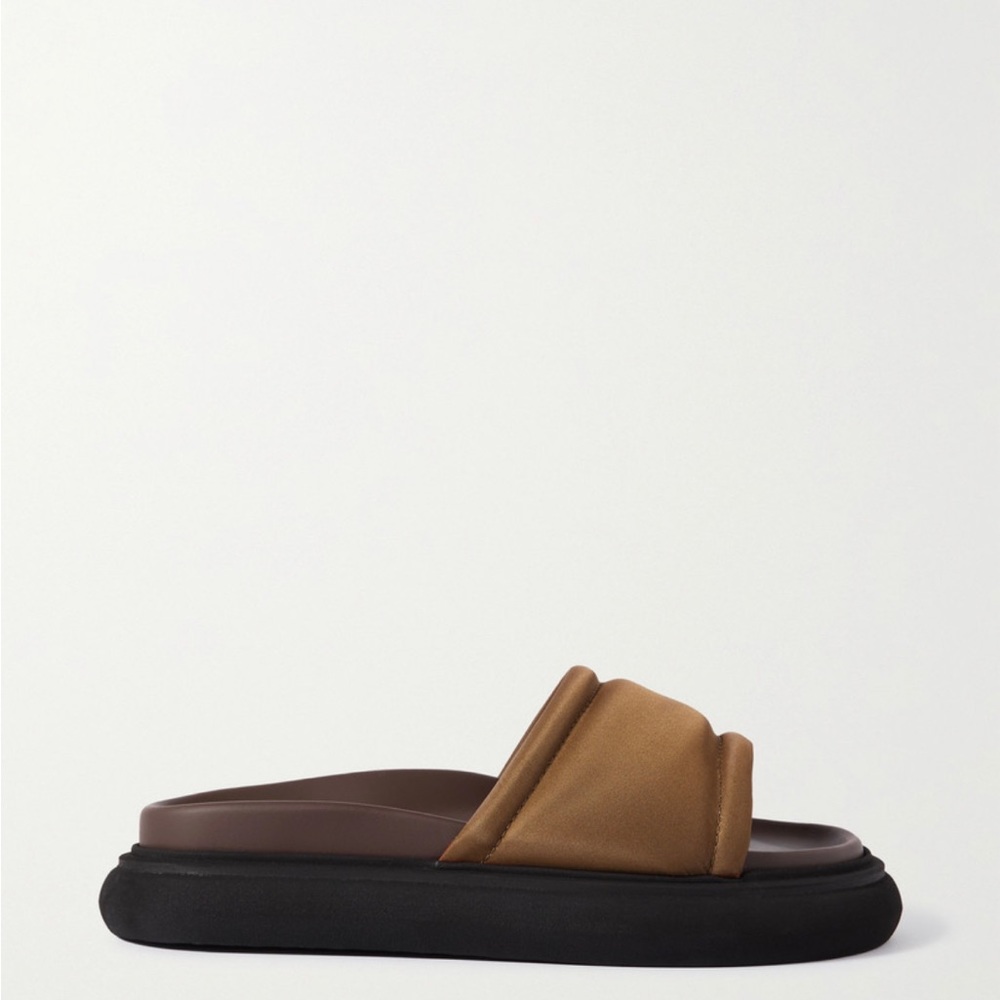 THE ATTICO Noah satin slides